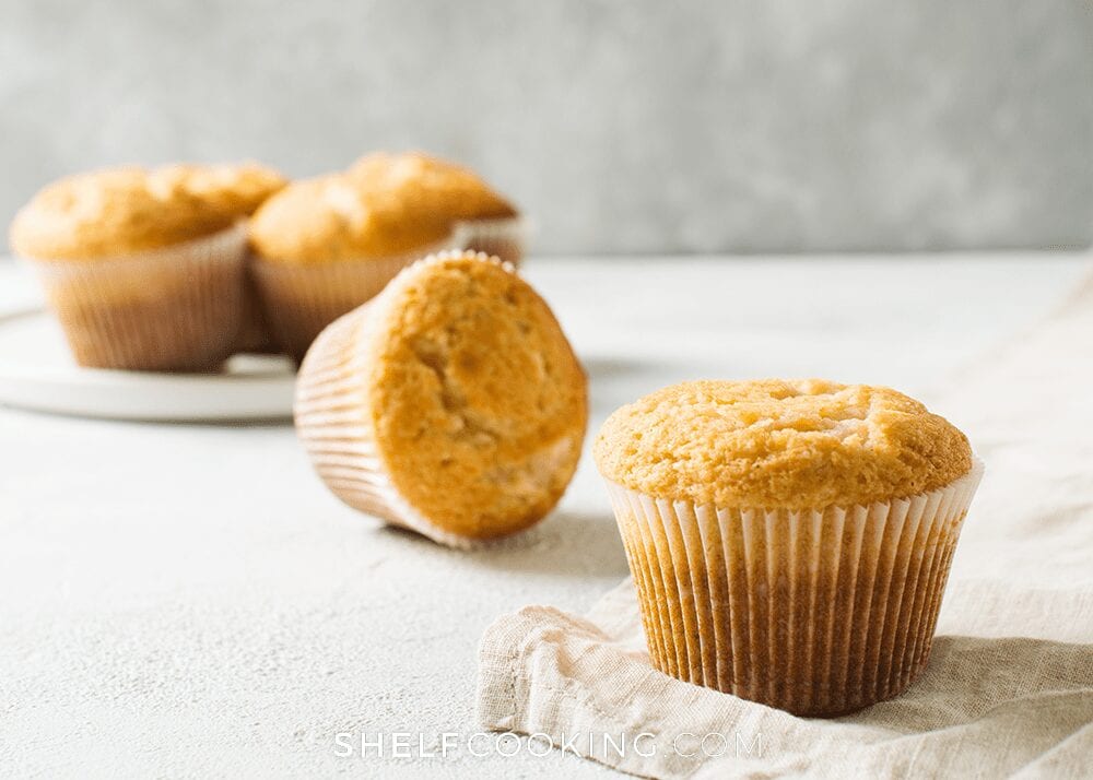 Muffins made out of leftover baby food, from Shelf Cooking