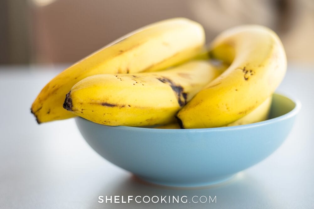 bananas in a bowl, from Shelf Cooking