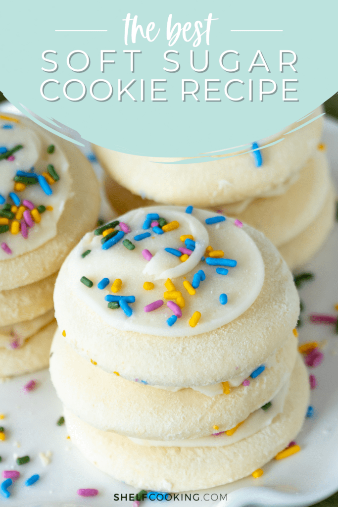 sugar cookies on a platter, from Shelf Cooking