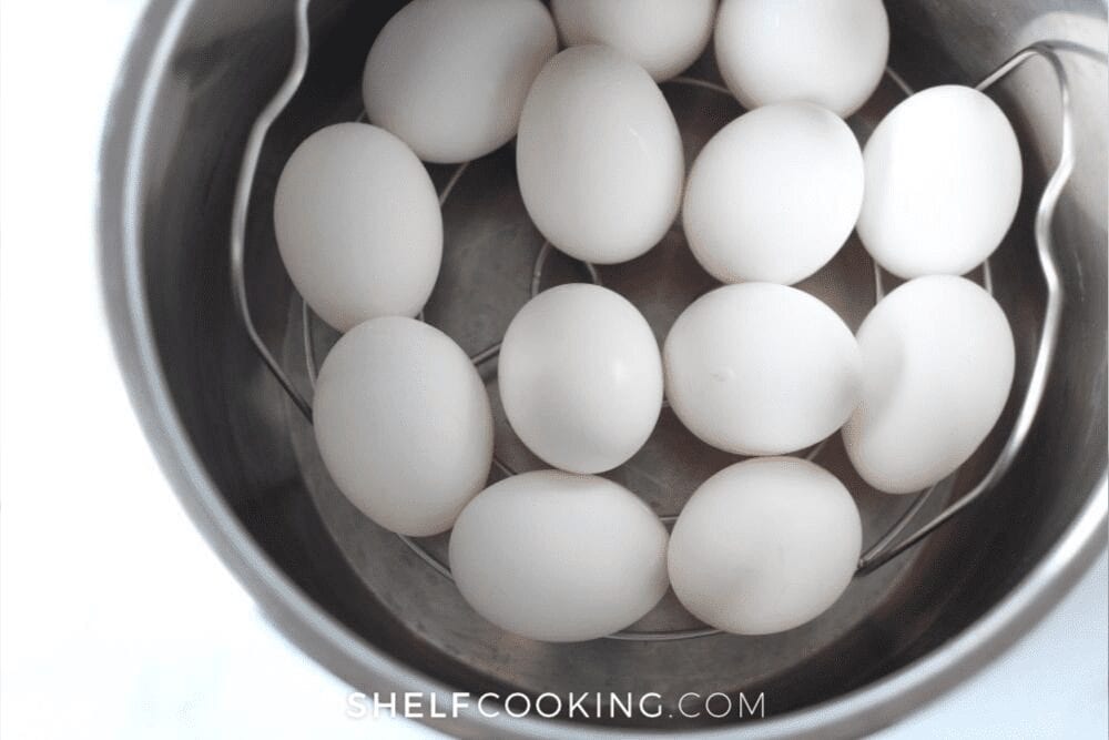 Eggs in an Instant Pot from Shelf Cooking