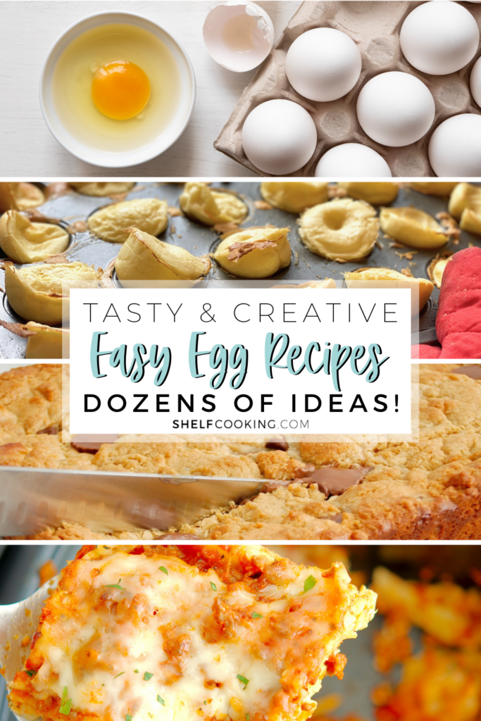 learn how to use up eggs with dozens of ideas from Shelf Cooking