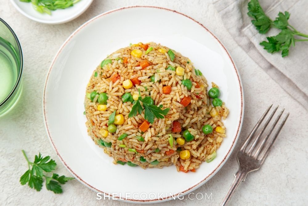 veggie fried rice, from Shelf Cooking