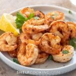 grilled marinated shrimp, from Shelf Cooking