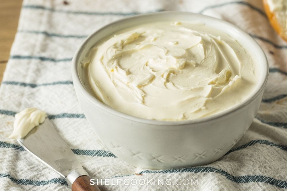 homemade cream cheese spread, from Shelf Cooking