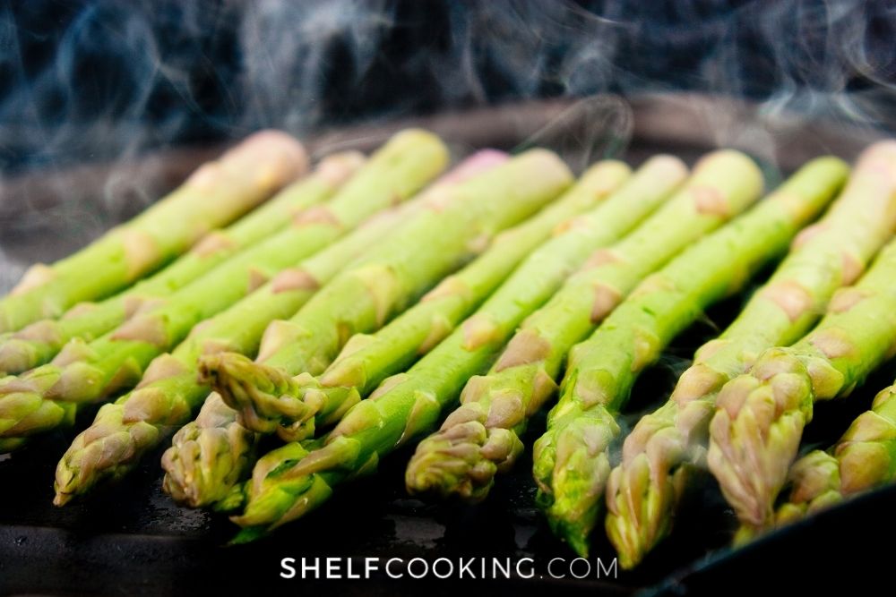 Asparagus on the grill from Shelf Cooking. 