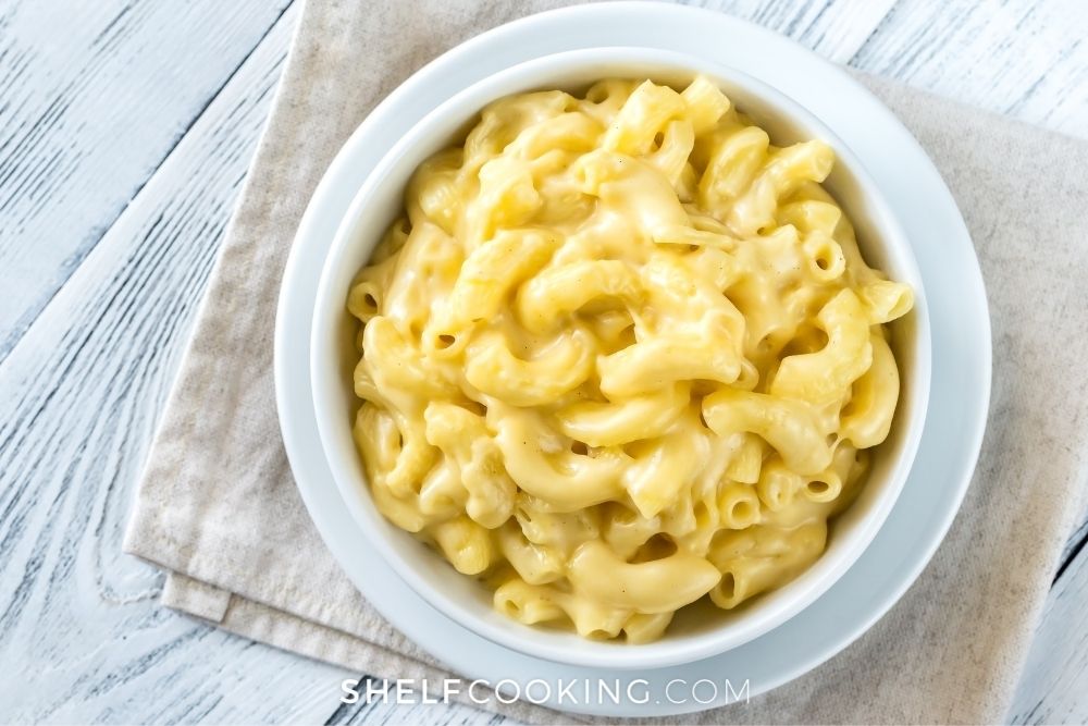 creamy macaroni and cheese, from Shelf Cooking